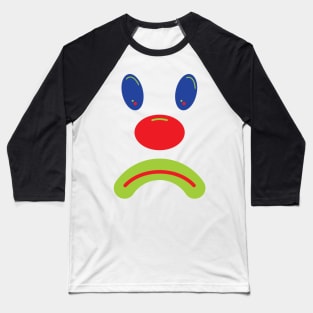 Sad Clown - RGB Baseball T-Shirt